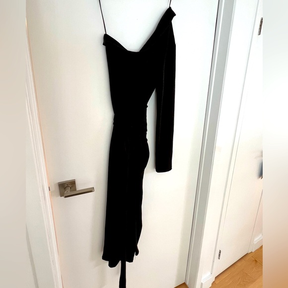 Zara one shoulder long sleeve sweater dress - Picture 1 of 3